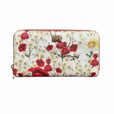 Pre-owned Dolce & Gabbana Multi-color Leather Long Wallet (bi-fold) ()