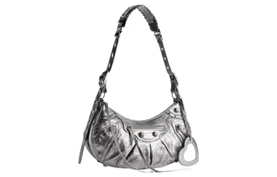 Balenciaga (wmns)  Le Cagole Small Shoulder Bag Metallized 'silver'