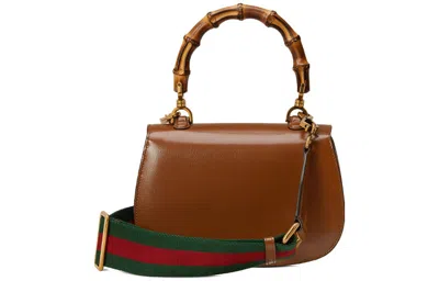 Gucci (wmns)  Bamboo 1947 Small Top Handle Bag 'brown' In Brown