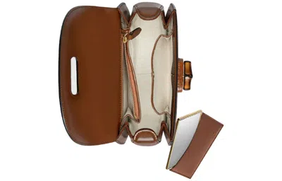 Gucci (wmns)  Bamboo 1947 Small Top Handle Bag 'brown' In Brown