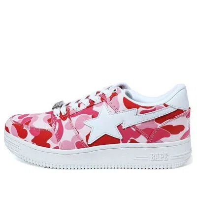 A Bathing Ape X Bape Sta Low 'pink Abc Camo' In Multi