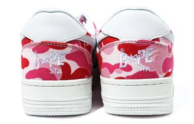 A Bathing Ape X Bape Sta Low 'pink Abc Camo' In Multi