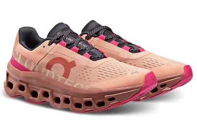 On Running (wmns)  Cloudmonster 'rose Cork' In Pink