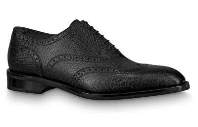 Pre-owned Louis Vuitton Graduate Richelieu Shoes 'black'