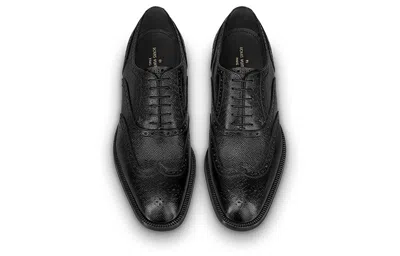 Pre-owned Louis Vuitton Graduate Richelieu Shoes 'black'