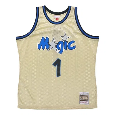 Mitchell & Ness X Nba Gold Orlando Magic 1993-94 Swingman Jersey 'penny Hardaway 1' In Neutral