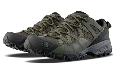 The North Face Ultra 111 Waterproof Trail Hiking Shoes 'olive Green' In Multi