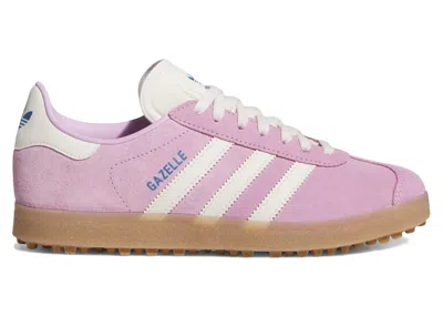 Pre-owned Adidas Originals Gazelle Spikeless Golf Chalk (women's) Sneakers In Bliss Lilac/chalk White/blue Bird In Multi
