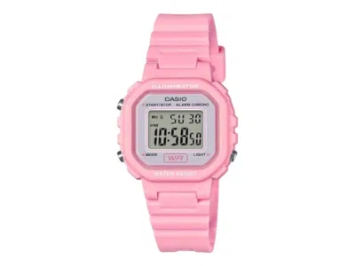 Pre-owned Casio Women's  Digital La20wh4a1 Watch In Resin In Brown