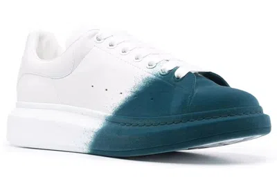 Alexander Mcqueen Oversized Two-tone 'white Emerald Green'