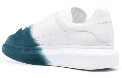 Alexander Mcqueen Oversized Two-tone 'white Emerald Green'
