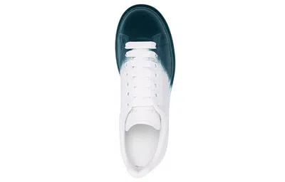 Alexander Mcqueen Oversized Two-tone 'white Emerald Green'