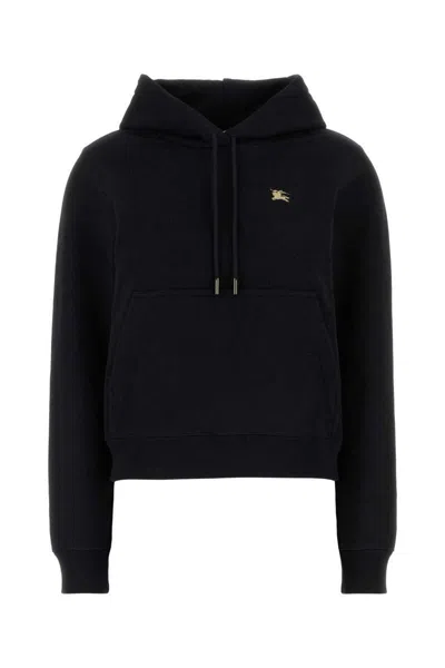 Burberry Harriet Black Cotton Sweatshirt