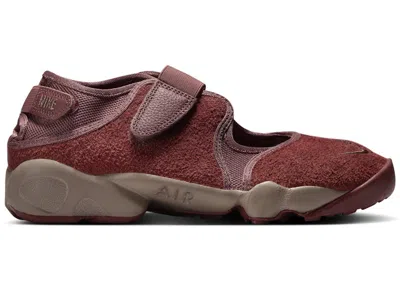 Pre-owned Nike Air Rift (women's) Sneakers In Red Sepia/mink Brown