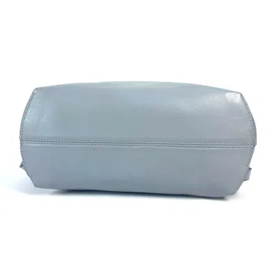 Pre-owned Fendi Blue Leather Backpack ()