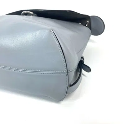Pre-owned Fendi Blue Leather Backpack ()