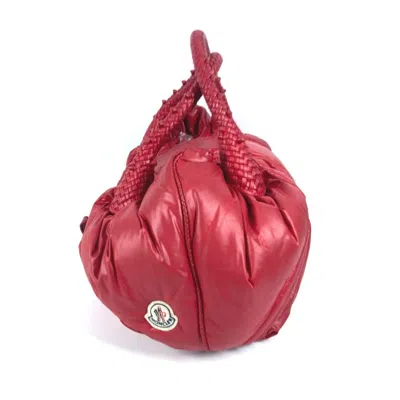 Pre-owned Fendi Zucca Red Color Nylon Shoulder Bag Tote Bag ()