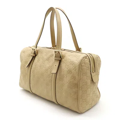 Pre-owned Gucci Beige Leather Tote Bag ()