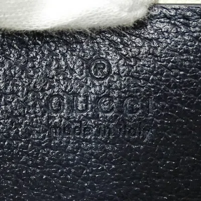 Pre-owned Gucci Beige Navy Pvc Handbag Shoulder Bag ()