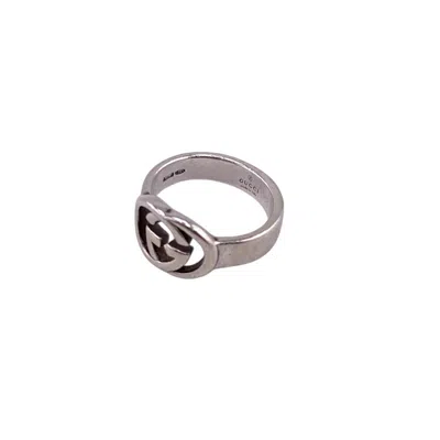 Pre-owned Gucci Silver 925 Band Ring ()
