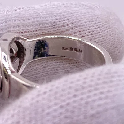 Pre-owned Gucci Silver 925 Band Ring ()