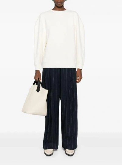 Max Mara Long-sleeved Sweater In Neutral