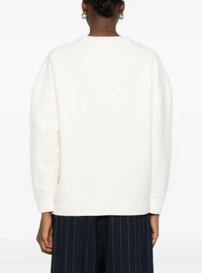 Max Mara Long-sleeved Sweater In Neutral