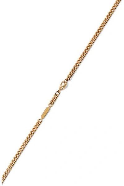 Shop Chloé Lynn Tasseled Gold-tone Necklace