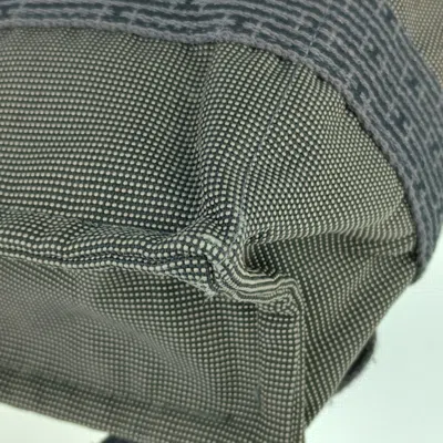 Pre-owned Hermes Gray Canvas Backpack Handbag Shoulder Bag ()