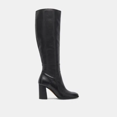 Trove Fynn Boots Onyx Leather - Re:vita In Black