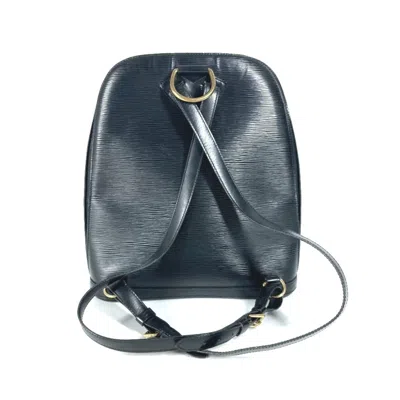 Pre-owned Louis Vuitton Black Epi Leather Backpack ()