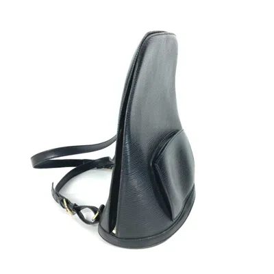 Pre-owned Louis Vuitton Black Epi Leather Backpack ()