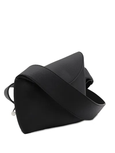 Alexander Mcqueen Alexander Mc Queen Sling T Bar Black Calf Leather Crossbody In Black