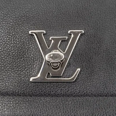 Pre-owned Louis Vuitton Black Leather Handbag Shoulder Bag ()