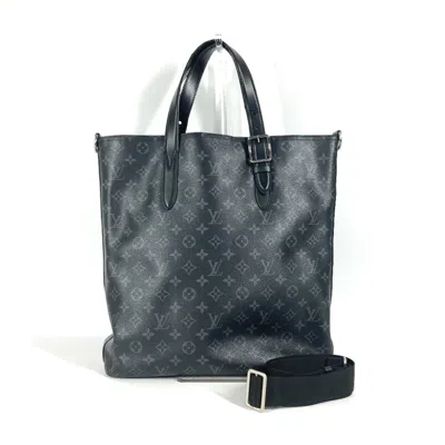 Pre-owned Louis Vuitton Black Monogram Eclipse Monogram Eclipse Shoulder Bag Tote Bag ()