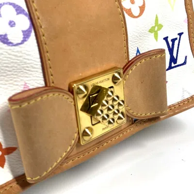 Pre-owned Louis Vuitton Blanc Multi-color White Monogram Multicolore Handbag Shoulder Bag ()