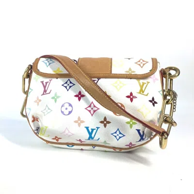 Pre-owned Louis Vuitton Blanc Multi-color White Monogram Multicolore Handbag Shoulder Bag ()