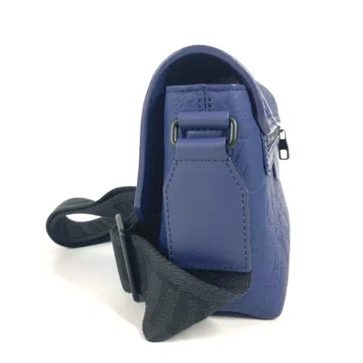 Pre-owned Louis Vuitton Blue Leather Shoulder Bag ()