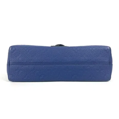 Pre-owned Louis Vuitton Blue Leather Shoulder Bag ()