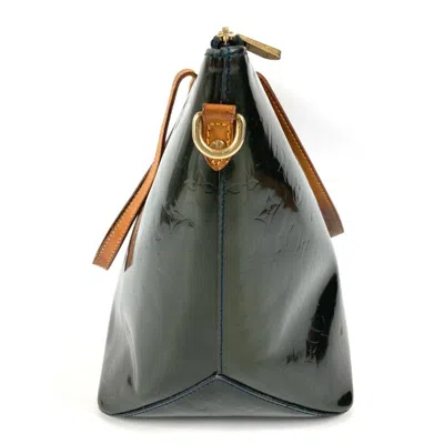 Pre-owned Louis Vuitton Blue Nuit Green Monogram Vernis Canvas Shoulder Bag Tote Bag ()