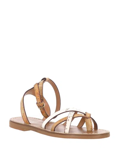 Alviero Martini Geo Natural Leather Sandal