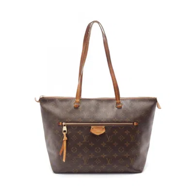 Pre-owned Louis Vuitton Brown Coated Canvas Leather Shoulder Bag ()