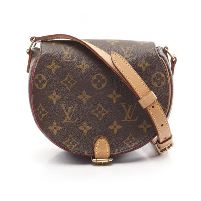 Pre-owned Louis Vuitton Brown Coated Canvas Leather Shoulder Bag ()