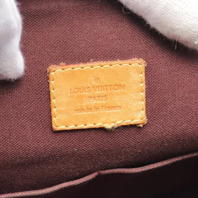 Pre-owned Louis Vuitton Brown Coated Canvas Leather Shoulder Bag ()