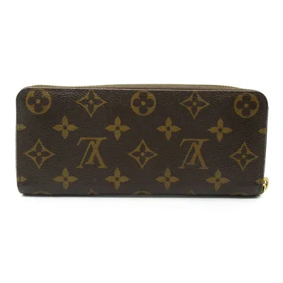 Pre-owned Louis Vuitton Brown Coated Canvas Monogram Pvc Long Wallet (bi-fold) ()