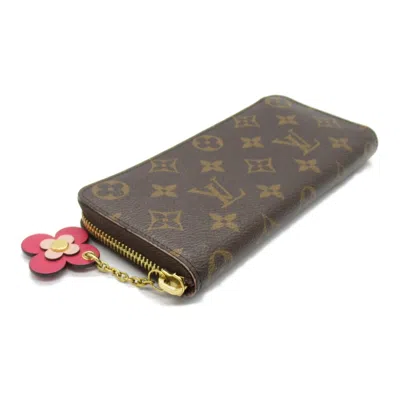 Pre-owned Louis Vuitton Brown Coated Canvas Monogram Pvc Long Wallet (bi-fold) ()