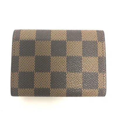 Pre-owned Louis Vuitton Brown Damier Canvas Coin Purse/coin Case ()