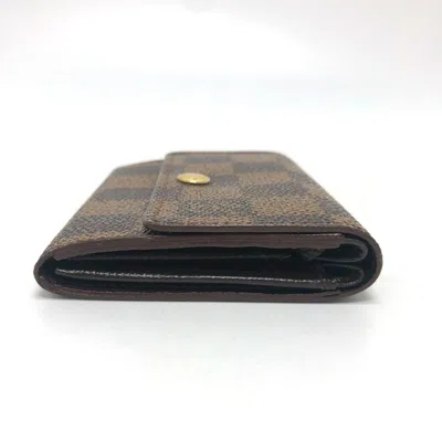 Pre-owned Louis Vuitton Brown Damier Canvas Coin Purse/coin Case ()