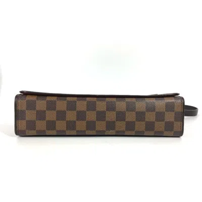 Pre-owned Louis Vuitton Brown Damier Canvas Ebene Damier Canvas Shoulder Bag ()