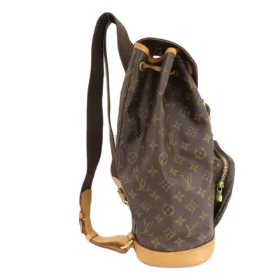 Pre-owned Louis Vuitton Brown Monogram Canvas Backpack ()